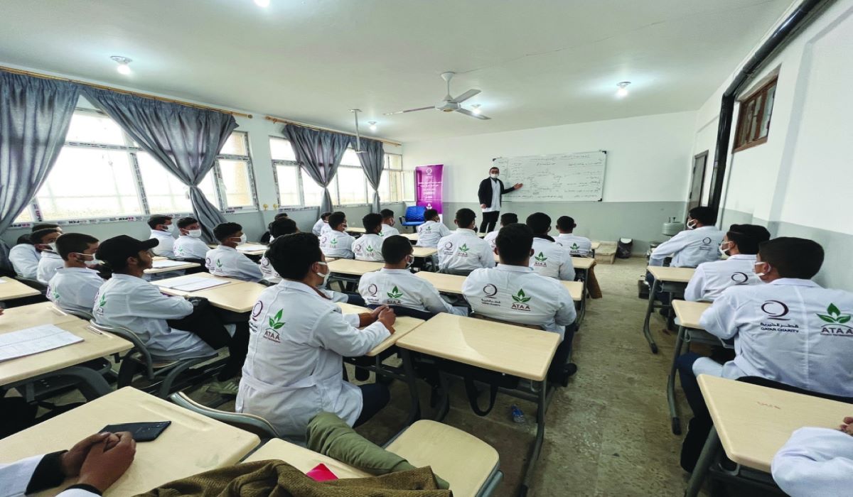 Qatar Charity Opens Nursing school in Northern Syria